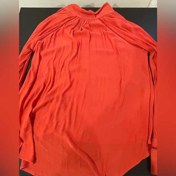 Free People Vintage Blouse with Bow Neckline *Like New*. Size S - Picture 8 of 8